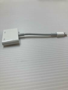 001 〓 Apple Lightning-Digital AVアダプタ HDMI変換ケーブル MD826AM/A A1438