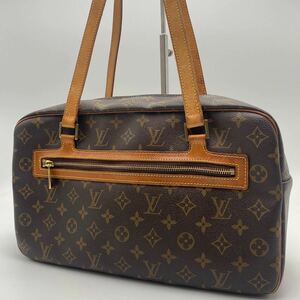 【美品】LOUIS VUITTON ルイヴィトン トートバッグ シテ MM FL1002 モノグラム レザー 