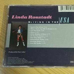 【中古CD】リンダ・ロンシュタット 「ミス・アメリカ」 LIVING IN THE USA 輸入盤 盤面・ケース小傷ありの画像2