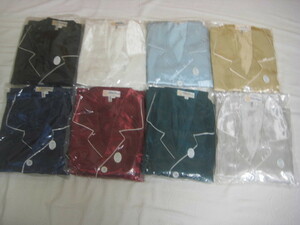 色とサイズが選べる　男性用タイシルクパジャマ 　( 白Ｌ、金Ｍは完売　）その他はあります。