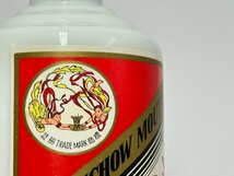 ◆古酒　開栓済み　貴州茅台酒　1994年　マオタイ酒　天女ラベル　KWEICHOW MOUTAI　白酒　陶器　総重量437g　53％/270ml◆TX_画像6