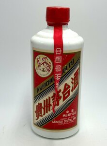 ◆古酒　未開栓　貴州茅台酒　年代不明　マオタイ酒　天女ラベル　KWEICHOW MOUTAI　白酒　陶器　総重量624g　53％/270ml◆