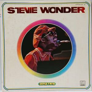 STEVIE WONDER : SUPER TWIN スティービー・ワンダー スーパー・ツイン 帯なし 国内盤 中古 アナログ LPレコード盤 1978年 VIP-9103~4 1305