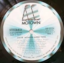 STEVIE WONDER : SUPER TWIN スティービー・ワンダー スーパー・ツイン 帯なし 国内盤 中古 アナログ LPレコード盤 1978年 VIP-9103~4 1305_画像6