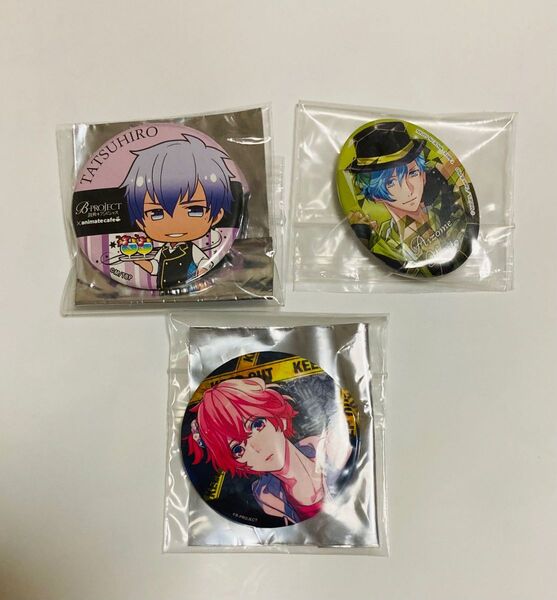 Bプロ B-PROJECT 野目 愛染 阿修 缶バッジ / 原作 雪広うたこ アニカフェ