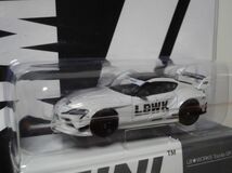 ★MINI GT 1/64　LB WORKS Toyota GR Supra　　リバティーワークス トヨタ GR スープラ　　ホワイト　未開封★_画像3