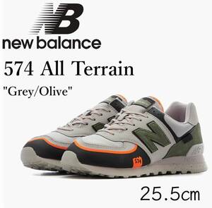 ◆モデル出品◆新品 25.5cm ニューバランス U574TP2 オール テレイン -グレイ/オリーブ- NEW BALANCE 日本未入荷 海外限定 レアモデル靴