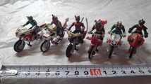 仮面ライダー6体状態良好～1円スタート～ 仮面ライダー フィギュア バイク サイクロン号_画像1