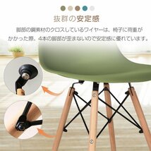 1円 ダイニングチェア イームズチェア 2脚セット おしゃれ シンプル 椅子 いす イス テレワーク 在宅勤務 イームズ チェアー デザインod592_画像6