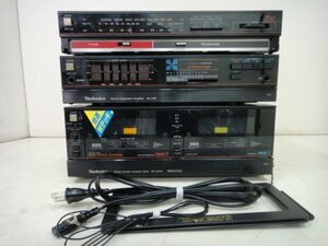 9632 ■ Technics テクニクス　カセットテープシステムコンポ　ST-X50 RS-X50W SU-X50　ジャンク品 ■