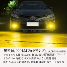 16000lm LED フォグランプ H8 H11 H16 グリーンアップル 12v 24v フォグライト 送料無料 送料無料_画像2