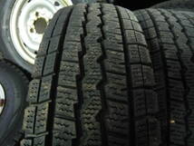 ■バリ山 ダンロップ ウインターマックス SV01 145/80R12 80/78LT 4本セット 2022年製■_画像2