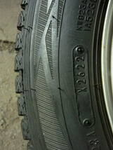 ■バリ山 ダンロップ ウインターマックス SV01 145/80R12 80/78LT 4本セット 2022年製■_画像6