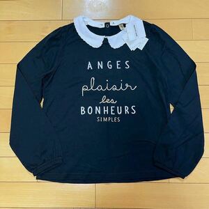  new goods * Pom Ponette * long sleeve T shirt collar attaching 150 regular price 9612 jpy 