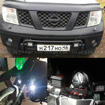 ledワークライト ワークライト led作業灯 オフロードライト サーチライト 12v 24v led投光器 トラック ダンプ 車 スポットライト 白 2個_画像9