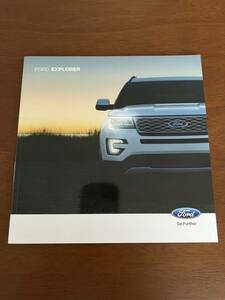 2015 year 10 month issue Ford Explorer catalog + accessory price list 