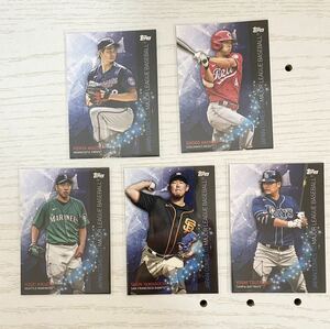 5枚セット 2021 Topps Japan Edition インサート 前田健太 菊池雄星 筒香嘉智 秋山翔吾 山口俊