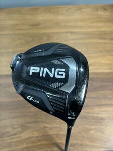  PING 　ピン　G425 MAX 10.5° 　ドライバー 1W 　 高反発加工　データシート付き 