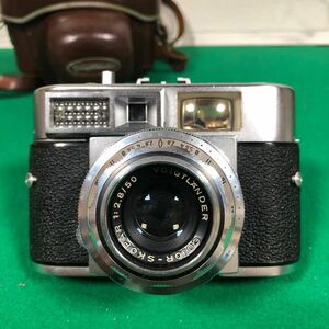 ジャンク品 フォクトレンダー　voightlander vitomatic2　コンパクトレンジファインダーカメラ フィルム カメラ ビンテージ