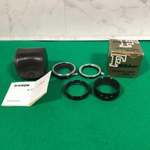 【中古品】nikkor ニッコール Extension RING S モデル K ニコン カメラ 接写 リング K型 写真_画像1