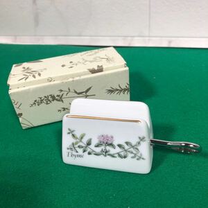 【未使用品】生活の木 陶器 チューブ絞り器 花柄 小物 TREE of Life チューブ