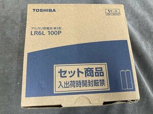 11-28-H04 ◎E TOSHIBA アルカリ乾電池 単3形 LR6L 100P 48本 電池 充電器 家電 まとめ売り　未使用品