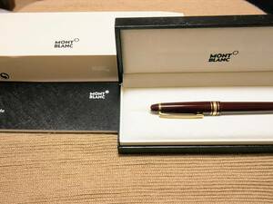 清掃済み モンブラン マイスターシュテュック　 no145 14k F 細字 ボルドー　万年筆　　Montblanc Meisterstuck 585 クラシック　ショパン