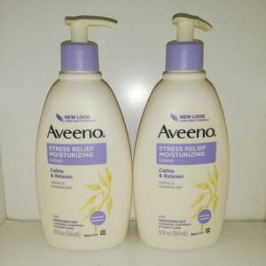 【2個セット】Aveeno アビーノ ストレスリリーフ モイスチャライジング ローション 354ml【新品・送料込】