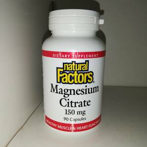  Magne sium150mg citric acid 90 bead Natural Factors[ new goods * including carriage ]