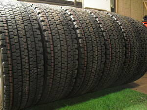 S1066① 未使用! ブリヂストン W900 245/70R19.5 136/134J 2016年製 6本 タイヤ 冬タイヤ スタッドレス 売切 直接引取可 石狩市