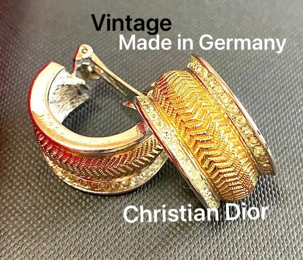 ドイツ製Christian Dior ヴィンテージ　イヤリング