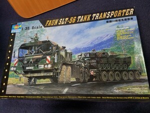 ☆新品未組立☆ TRUMPETER FAUN SLT-56 TANK TRANSPORTER 1:35 Scale 戦車運搬車 プラモデル トランペッター 軍用車両 トレーラー