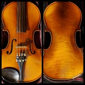 【中古年代物 ジャンク品】stradivarius copy ESTABLISHED 1887 SUZUKI VIOLIN CO.,LTD NAGOYA JAPAN 4/4 NO 103？ 1966 バイオリン