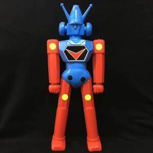 コンバトラーV風 ポリ ロボット パチ 駄玩具 昭和の画像1