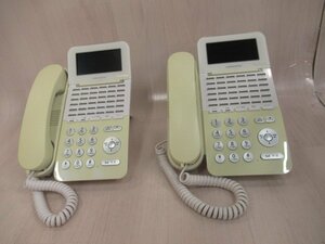 Ω ZZX1 14943※保証有 21年製 ナカヨ IP-36N-ST101C(W) 漢字表示対応SIP電話機 2台・祝10000！取引突破！