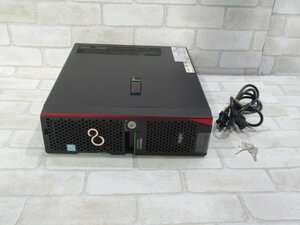 ▲Ω 新TTPC 0906◆ 保証有 富士通【 PRIMERGY TX1320 M3 】【 Xeon E3-1220 V6 3.0GHz / 1TB SATA 2.5インチ ×3 / 16.0GB / OS 無 】鍵付