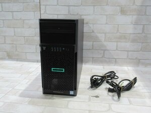 ▲11240 TTPC 0943◆ HPE ProLiant ML30 Gen9 タワー【 OS無 / Xeon E3-1220 V6 3.0GHz / 24.0GB / HDD:4TB(SAS 3.5インチ×3) 】鍵付