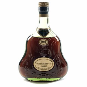 ヘネシー Hennessy ジャズ ヘネシー エクストラ グリーンボトル 金キャップ 700ml ブランデー コニャック 【古酒】