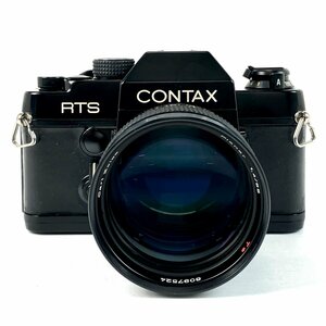 コンタックス CONTAX RTS + Planar T* 85mm F1.4 AEG プラナー フィルム マニュアルフォーカス 一眼レフカメラ 【中古】