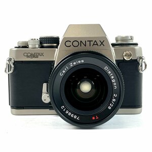 コンタックス CONTAX S2 60周年 + Distagon T* 28mm F2.8 MMJ ［ジャンク品］ フィルム マニュアルフォーカス 一眼レフカメラ 【中古】