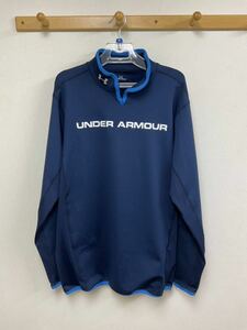 UNDER ARMOUR MSC1415 ネービー×ブルー　サイズXL(身長177〜183cm 胸囲97〜103cm)