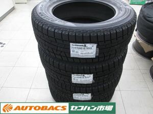 【未使用タイヤ4本セット】ヨコハマ アイスガード iG50+ 215/60R16 2020年製造 スタッドレスタイヤ