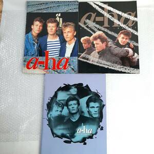 a-ha アーハ JAPAN TOUR 1987 パンフレット 88来日公演『a-ha~stay on these roads』 WORLD TOUR 8687 a-ha ジャパンツアー’86