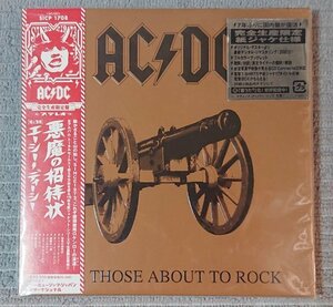 【帯付紙ジャケット国内盤SICP1708】 AC/DC／悪魔の招待状