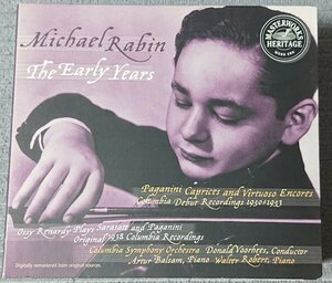 【Sony MHK 60894】マイケル・レビン Michael Rabin / The Early Years