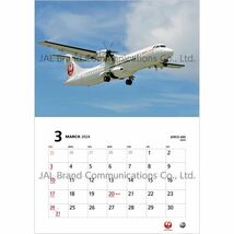 JAL　FLEET　普通判カレンダー　2024年版_画像4