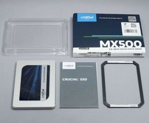 Crucial MX500 CT4000MX500SSD1/JP 4TB SSD　2.5インチ SATA6Gbps 新品同様