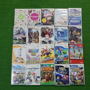 Wii ソフト 20本 まとめ売り 大乱闘スマッシュブラザーズ スーパーマリオブラザーズ マリオカート マリオパーティ ドンキーコング