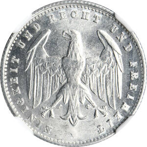 1円〜【土曜日終了】1923G ドイツ 200Mark NGC MS64 未使用+ 世界コイン 古銭 貨幣 硬貨 銀貨 金貨 銅貨
