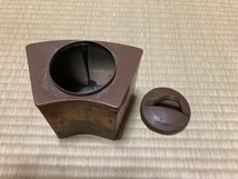 2311m916/どうこう『火鉢の中に入れるもの』径14×8.5㎝高さ18㎝/・佐川60サイズ/_画像2